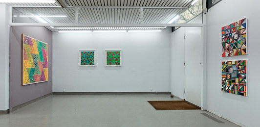 Installation view Anna Sørensen, Malte Fisker, Niels Nedergaard Modus Operandi Galleri Tom Christoffersen, 2011