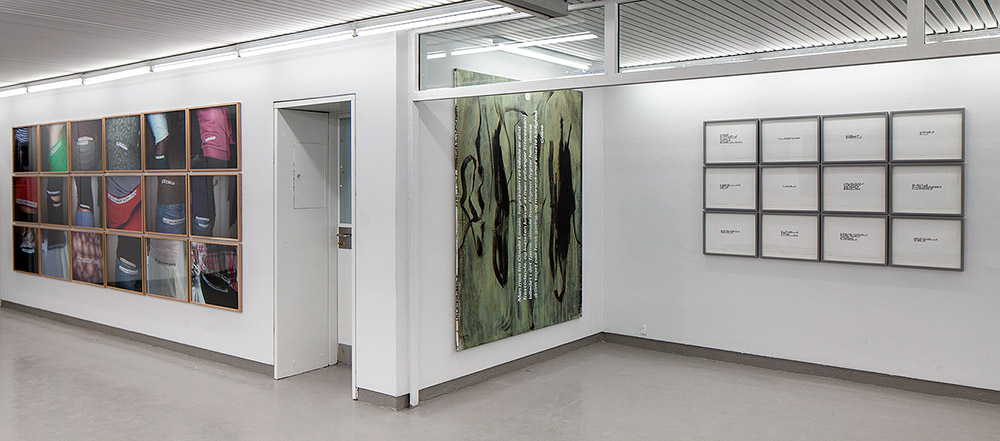 WHEN WORDS COLLIDE Installation view Galleri Tom Christoffersen 2014