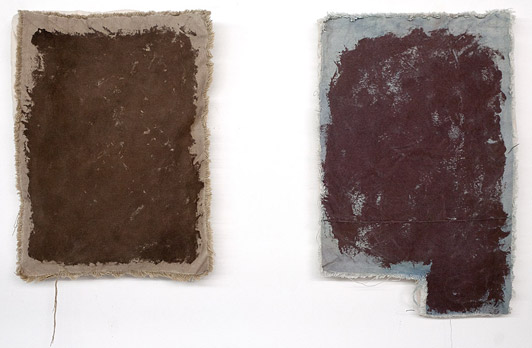12 Jess Fuller Full Beaver Moon 2011 Acrylic, fabric dye and stuffed canvas 53 x 38 cm Jess Fuller Old Man Of The Mountain 2011 Acrylic, fabric dye and stuffed canvas 60 x 38 cm