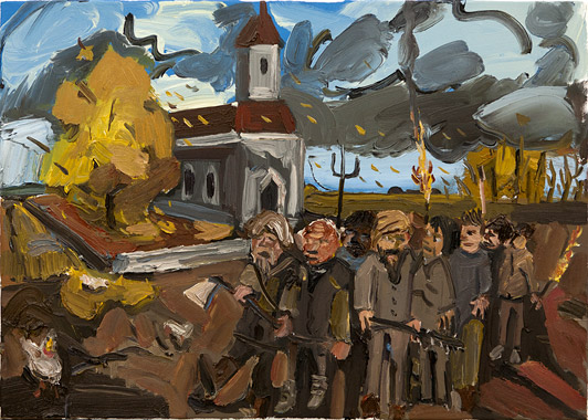 Dan Schein Burn Everything 2011 Oil on canvas 50 x 70 cm