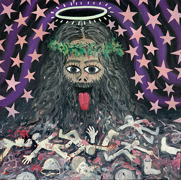 Anders Brinch In the name of Jesus 2010 Oil on canvas 110 x 110 cm