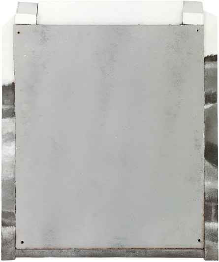 Marie Søndergaard Lolk Untitled 6/6 2011 acrylic, wood and MDF 60 x 255 cm Galleri Tom Christoffersen, 2011