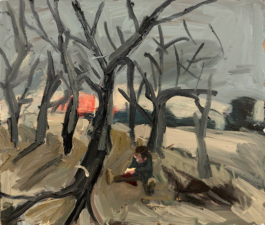 Dan Schein Leg Wound 2011 Oil on canvas 60 x 70 cm