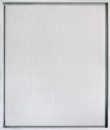 Torben Ribe Wallpaper 2010 MDF board, glue, oatmeal, bills, acrylic 127 x 92 cm