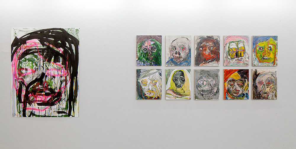 Installation view Works by Anthony Miler