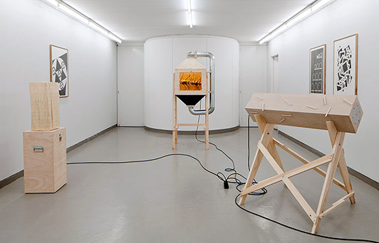 Henrik Menné Installation view Galleri Tom Christoffersen 2012