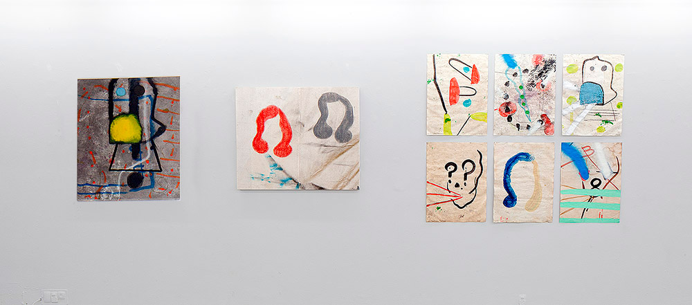 Installation view Works by Mason Saltarrelli