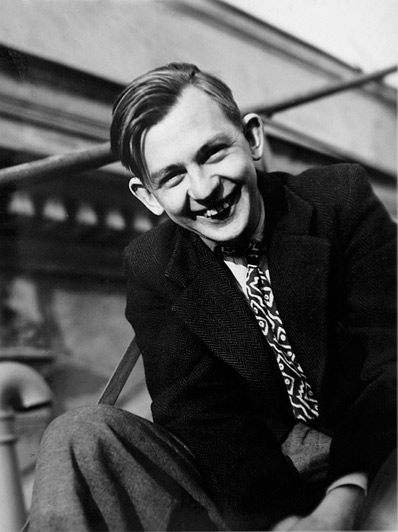 Albert Mertz at Lund University, Sweden in 1950. Photo: Richard Winther.