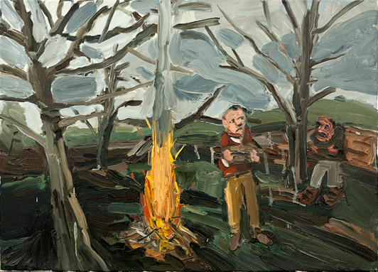 Dan Schein Standard Behavior 2011 Oil on canvas 50 x 70 cm