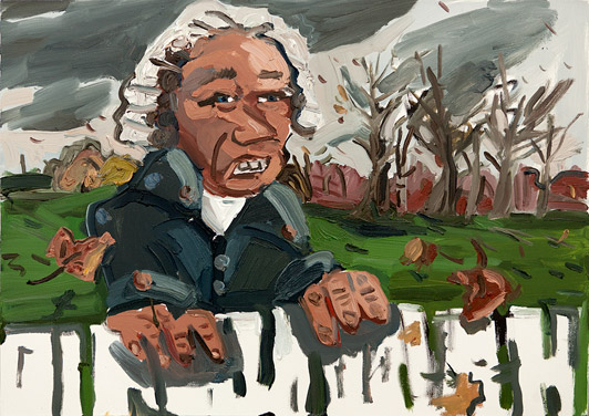 Dan Schein "This Blows" 2011 Oil on canvas 50 x 70 cm