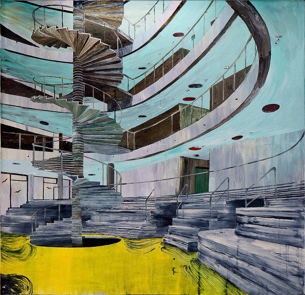 Mie Mørkeberg Untitled (wall painting) 2012 Acrylic 250 x 250 cm