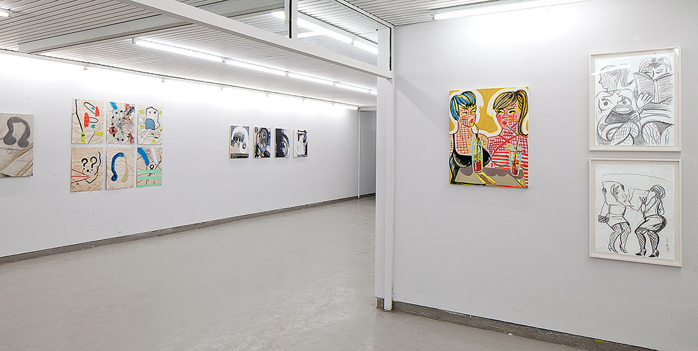 Installation view News From New York, Galleri Tom Christoffersen
