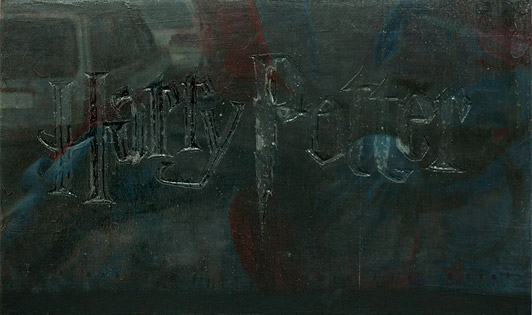 Marie Søndergaard Lolk 2010 acrylic and glue on board 122 x 72 cm