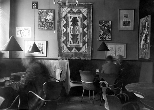 Linien exhibition in Tokanten 1947. Photo: Richard Winther.