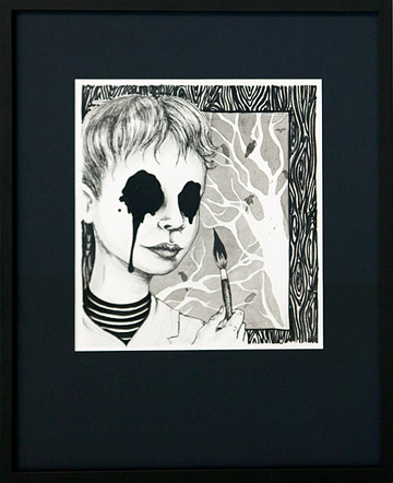 Julie Nord No title 2010 Felt marker, posca pen, pencil and tusch on paper 43 x 52 cm