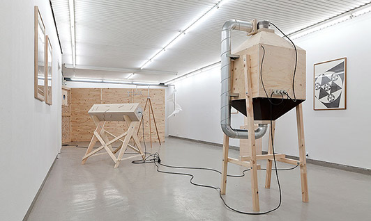 Henrik Menné Installation view Galleri Tom Christoffersen 2012