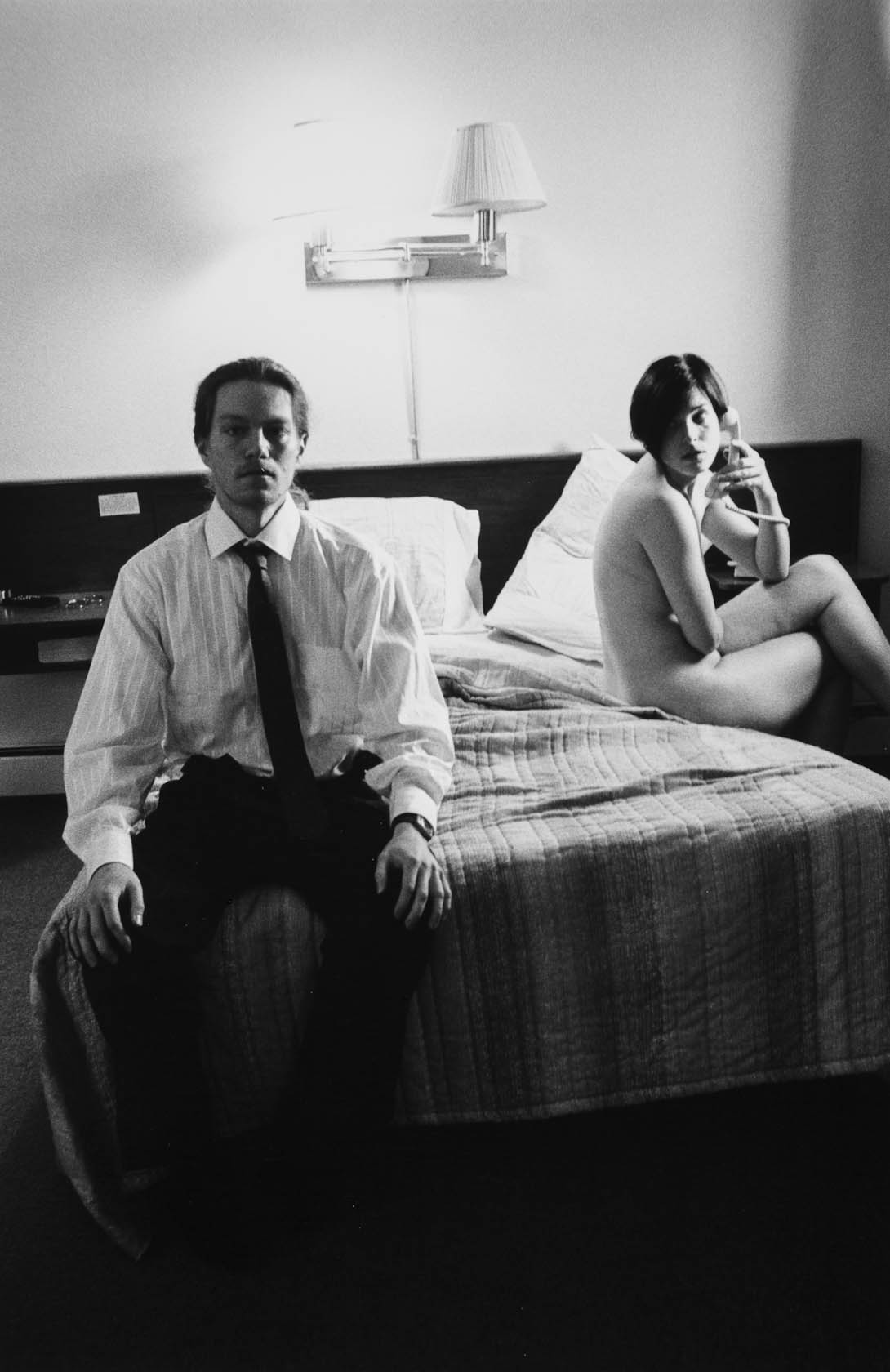Jeffrey Silverthorne Couple in Detroit Motel 1992