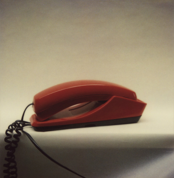 Susanne Wellm Red Phone 2005 Pigment Archival Print 29 x 29 cm (image size 20 x 20 cm.) Ed 1/5 + 2 AP