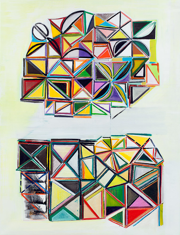 Anna Sørensen Uden titel 2013 akryl og olie på lærred 150 x 115 cm