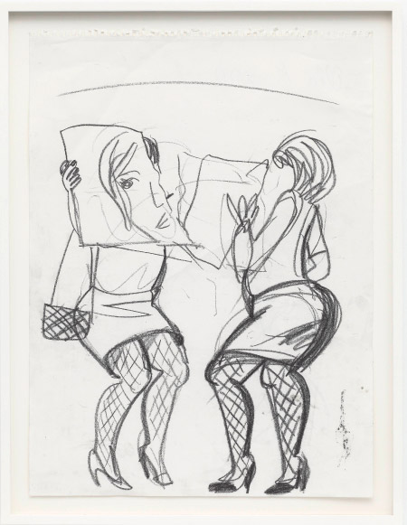Ella Kruglyanskaya Untitled 2012 graphite on paper 61 x 45.7 cm