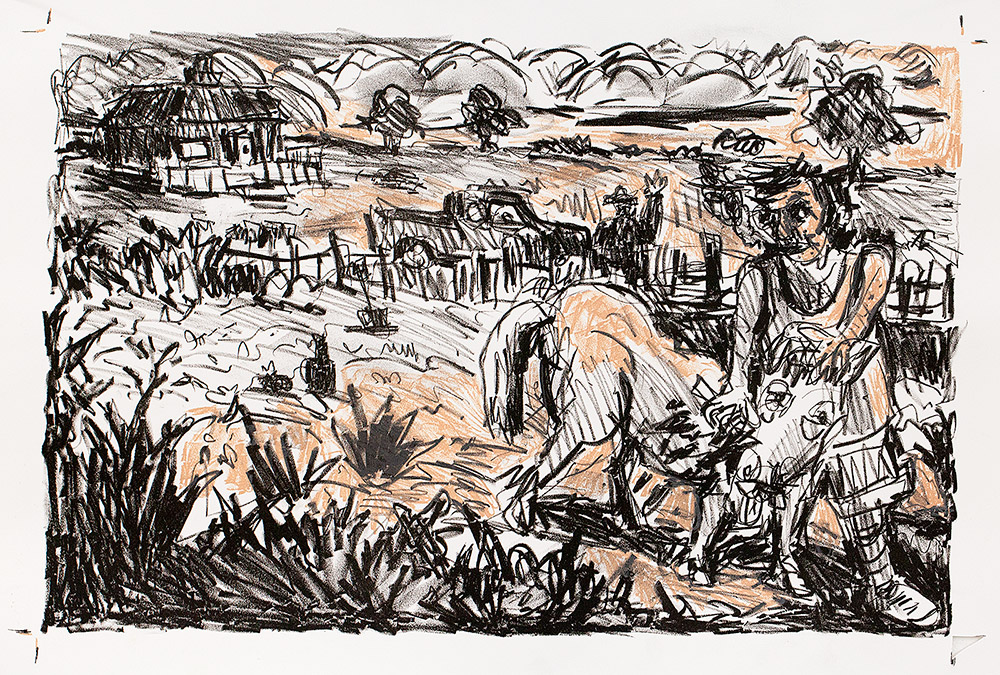 Dan Schein untitled 2013 lithography, 30 x 46 cm ED. 30