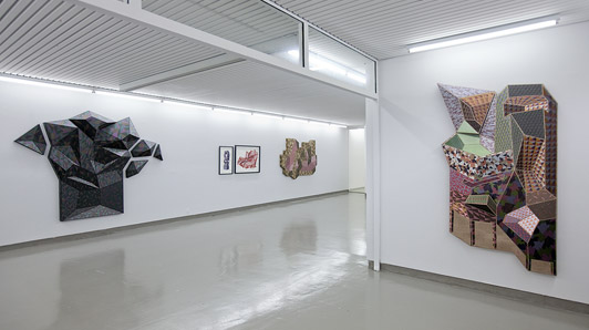 2 Installation view Krista Rosenkilde: NOT SO SQUARE Galleri Tom Christoffersen, 2010