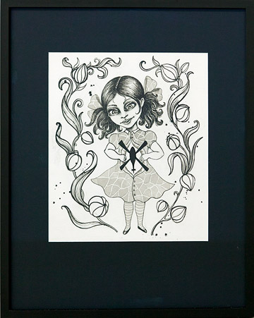 Julie Nord No title 2010 Felt marker, pencil and tusch on paper 43 x 52 cm