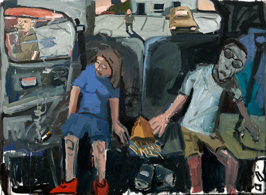 Dan Schein Car Park Overdose 2011 Oil on canvas 140 x 190 cm