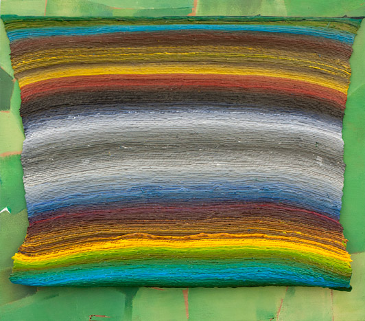 Marie Søndergaard Lolk Untitled 2011 acrylic on board 42 x 47 cm Galleri Tom Christoffersen, 2011
