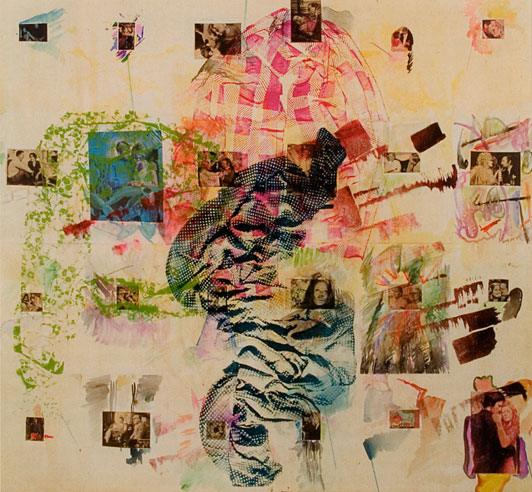 Lene Adler Petersen Parbilleder 1 – 10, 4 1974-75 cut-out, water coulor, silk screen on wood 128 x 138cm Collection: The New Carlsberg Foundation