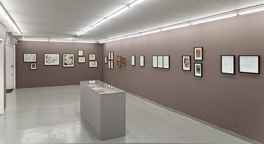 3 Installation view MELLEM LINIERNE Galleri Tom Christoffersen, 2011