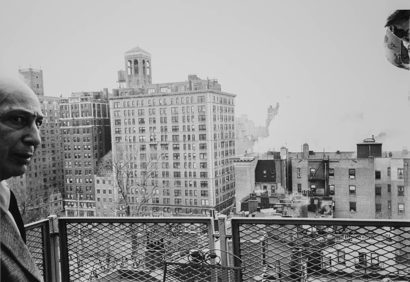 Jeffrey Silverthorne André Kertész on His Balcony NYC 1972