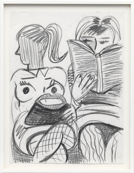 Ella Kruglyanskaya Untitled 2011 graphite on paper 68.6 x 53.3 cm