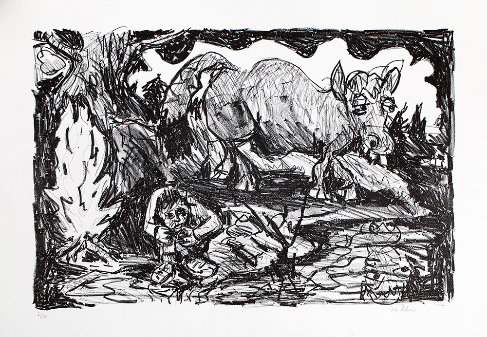 Dan Schein Dan Schein untitled 2013 lithography 38 x 54,5 cm