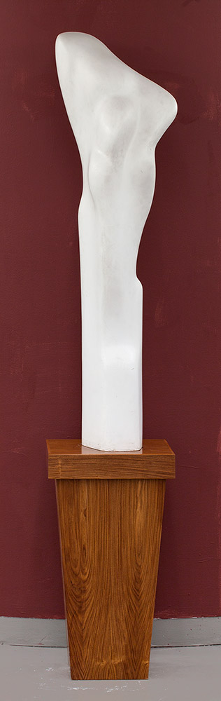 Søren Jensen Bertel 1988, bemalet Gips 136 x 45 x 35 cm