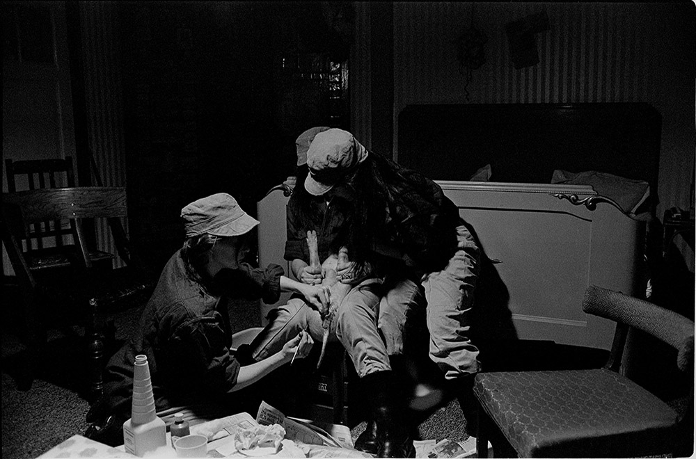 Tre Piger og en Gris Spillefilm Fotograf Teit Jørgensen Instruktion Per Kirkeby, Lene Adler Petersen, Ursula Reuter Christiansen, Elisabeth Therkelsen Produktion Flip Film/SFC 1972