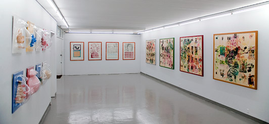Installation view NOGLE ARBEJDER FRA HALVFJERDSERNE Galleri Tom Christoffersen, 2010