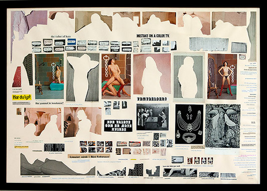 Jesper Fabricius The value of hate 2012 C ollage 75 x 105 cm