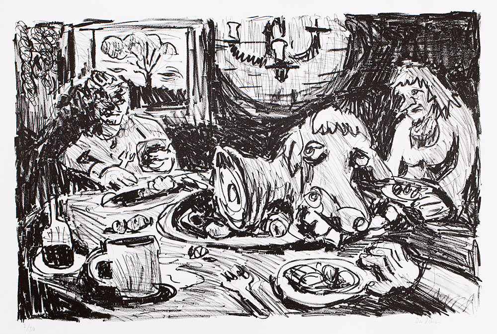 Dan Schein untitled 2013 lithography 38 x 54,5 cm