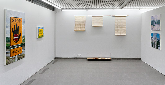 Installation view "NEW WORKS" Galleri Tom Christoffersen, 2011