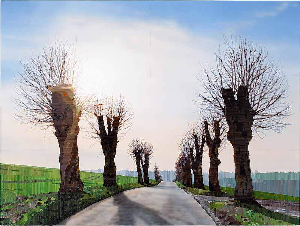 Allan Otte Salme uden tro (3:4) 2012 acrylic on board 86,6 x 115,5 cm (1m2)