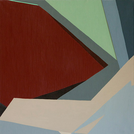 Malte Fisker Untitled 2009 Oil on canvas 120 x 120 cm