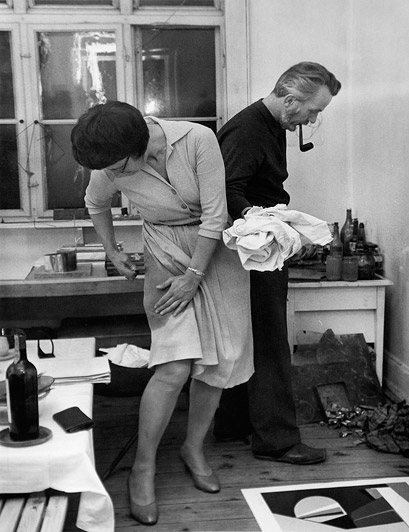 Birthe and Ib Geertsen in Charlottenlund 1959. Photo: Carl Rasmussen.