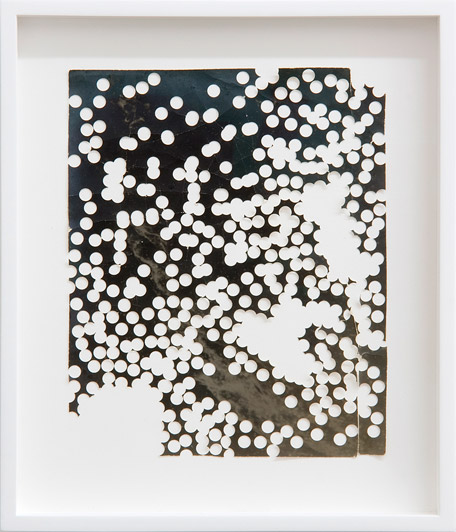 Aspen Mays Punched out stars 5 2011 Silver gelatin print 7.75 x 6 inches Unique