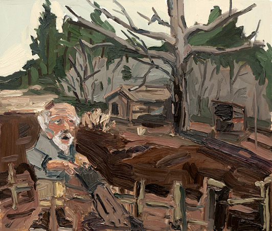 Dan Schein Garbage Day 2011 Oil on canvas 60 x 70 cm
