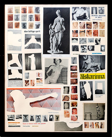 Jesper Fabricius Den billige sprit 2011 Collage 61 x 50 cm