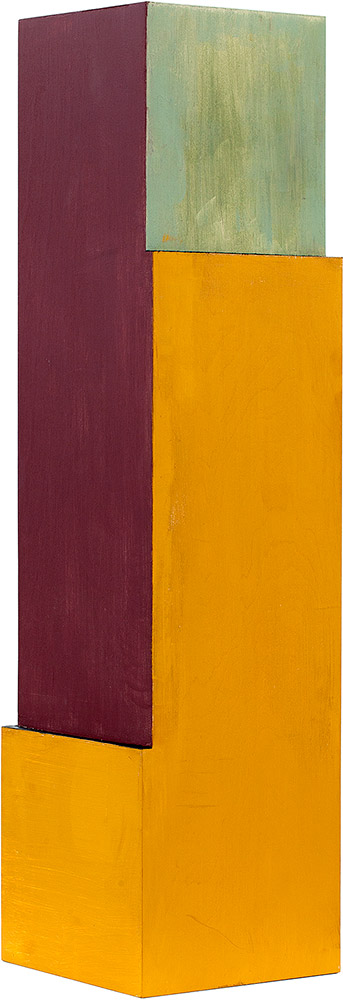 Kleobis 2013 Bemalet og fineret træ 72 x 18,5 x 18,5 cm