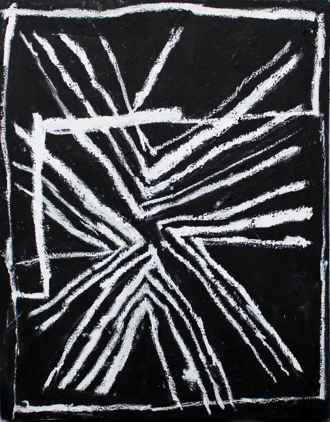 Joseph Hart Untitled (Chevron II) 2012 oil on canvas 71 x 56 cm