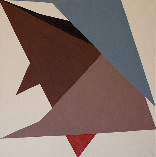 Malte Fisker Untitled 2009 Oil on canvas 120 x 120 cm