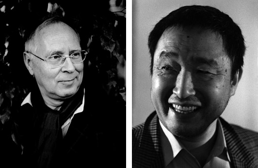Steen Møller Rasmussen tv. Sigmar Polke 2001, c-print, 18x24cm, ed. 6 th. Nam June Paik 1992, c-print, 18x24cm, ed. 6